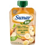 Sunar Bio kapsička Jablko banán mrkev 4m+ 100 g – Zboží Dáma