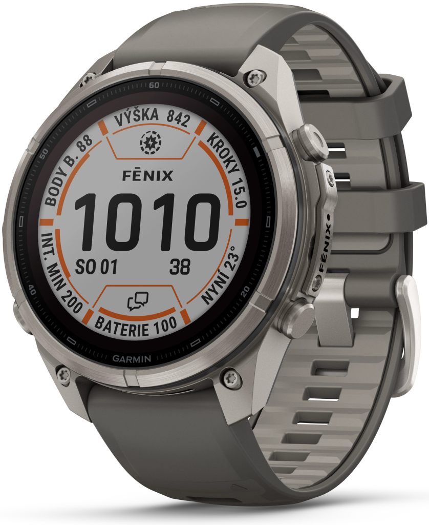 Garmin Fenix 9 Pro 47 mm Solar inReach Titanium Pebble Gray/Silver Gray 010-04338-01 na Heureka.cz