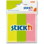 Záložky samolepicí, 76x25 mm, neonové barvy, 3 x 50 ks – Hledejceny.cz