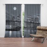 Sablio Závěs Noční New York 2: 2ks 140x250cm – Hledejceny.cz