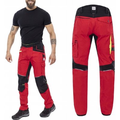 Ardon H6611 Pracovní kalhoty do pasu 4Xstretch Červená – Zboží Mobilmania