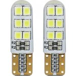 LED žárovky STANDARD T10 W5W 12xSMD 2835 12V Silikon AMIO-01095 – Hledejceny.cz