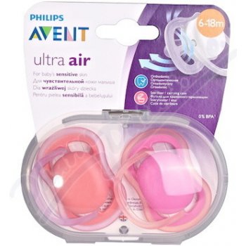 Avent šidítko Ultra Air pink 2 ks