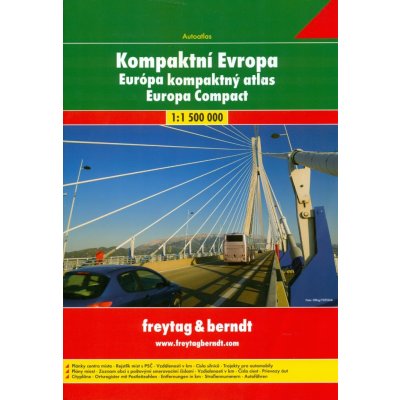 Freytag A Berndt Evropa kompakt atlas 1:1 50is. FaB