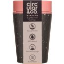 Circular & Co. recyklovaný kelímek na kávu 227 ml Barva: Černá/Růžová