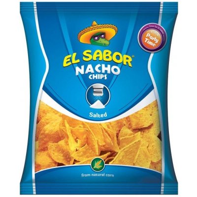 El Sabor Bezlepkový Nachos chips s mořskou solí 225 g – Zboží Mobilmania