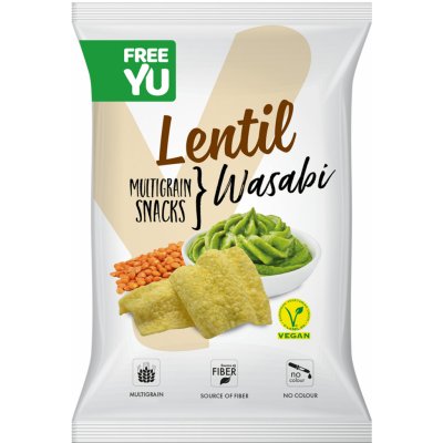 FreeYu Lentil multigrain snack Wasabi 70 g – Hledejceny.cz