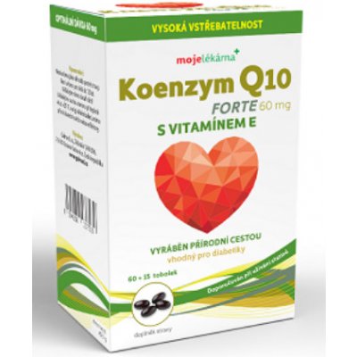 Moje lékárna Koenzym Q10 forte 60 mg 75 tobolek – Sleviste.cz