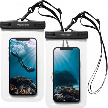 Pouzdro Spigen A601 vodotesné , 2-pack, čiré