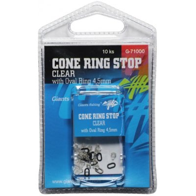 Giants Fishing Slídová zarážka s kroužkem Cone Ring Stop with Oval Ring 4,5mm zelená – Hledejceny.cz