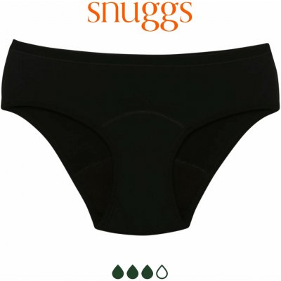 Snuggs Teen na silnou menstruaci černá – Zboží Dáma