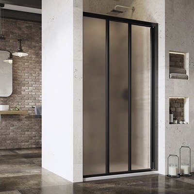 Sprchové dveře do niky RAVAK Supernova ASDP3-120 198 black+Grape 00VG03R2ZG – Sleviste.cz