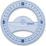 MAPED Úhloměr "GRAPHIC" 360 °, plastový, 12 cm – HobbyKompas.cz