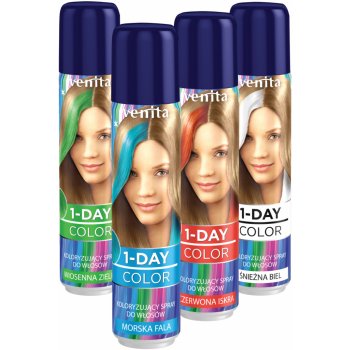 Venita 1-day Color barevný spray na vlasy modrá 50 ml