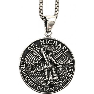 Vorlové Šperky Stříbrný přívěsek svatý Michael PR785 – Hledejceny.cz