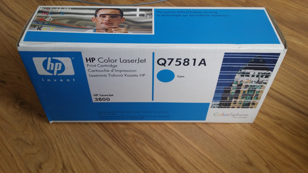 HP 503A originální tonerová kazeta azurová Q7581A