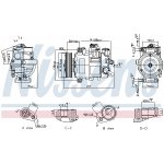 Kompresor, klimatizace NISSENS 890757