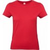 Dámská Trička B&C Základní tričko BC ve střední gramáži červená