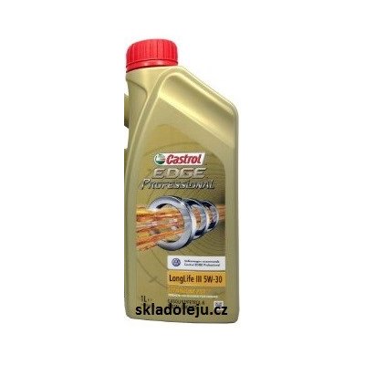 Castrol Edge Professional LongLife III Titanium FST 5W-30 12 l – Zbozi.Blesk.cz