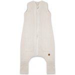 Miminu Spací vak se zahrnovacími nohavičkami Soft Interlock proužek béžový – Zboží Dáma