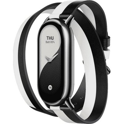 Xiaomi Smart Band 8 Double Wrap Strap - Black and white BHR7311GL – Zbozi.Blesk.cz