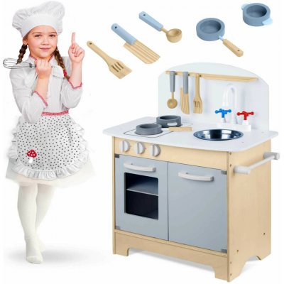 Ricokids 785200 Dřevěná interaktivní dětská kuchyňka – Hledejceny.cz