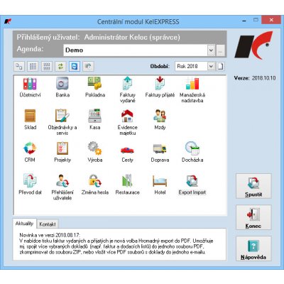 Keloc Účetní software KelEXPRESS BASIC – Zboží Mobilmania