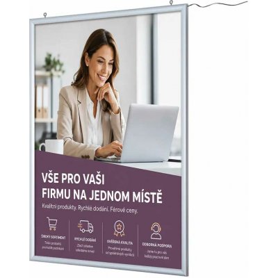 A-Z Reklama CZ LED světelný panel POSTERLIGHT na plakáty A0 Oboustraný – Zboží Živě