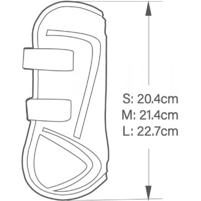 Lami-cell Šlachové chrániče V22 Ventex with velcro closure černé