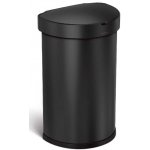 NIKARO s.r.o. Bezdotykový půlkulatý odpadkový koš Simplehuman 45l, černá – Hledejceny.cz