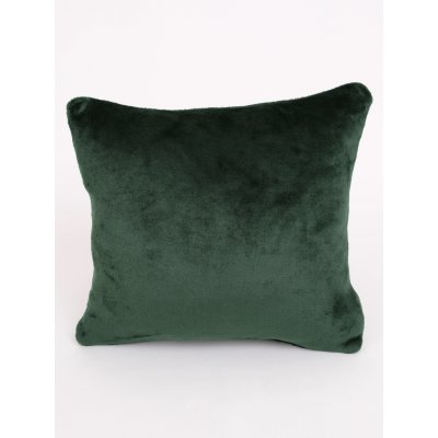 MKLuzkoviny.cz Mikroplyš Laura tmavě zelená 40 x 40 cm – Zboží Dáma