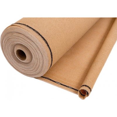 Kataro Stínící síť tkanina na plot béžová / písková 150g/m² 90%, SKP1501501, 1,5m 1m – Zboží Mobilmania