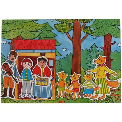 Marionetino Loutky a kulisy k pohádce Budulínek – Zboží Dáma