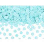Konfety papírové kolečka světle modré 15 g PARTYDECO – Zboží Mobilmania