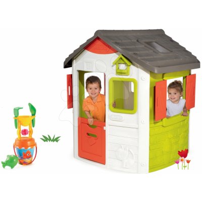 Smoby set domek Jura Lodge kbelík set Auta 810500-5 – Zboží Mobilmania