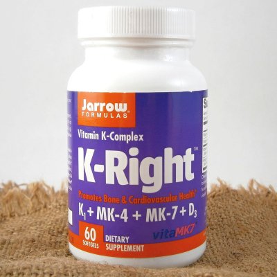 Jarrow K-Right komplex vitaminu K 60 softgel kapslí – Hledejceny.cz