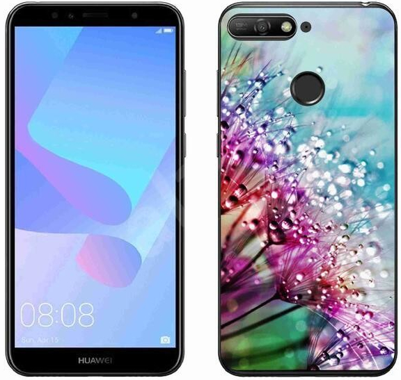 mmCase gelový kryt Huawei Y6 Prime 2018 - barevné květy