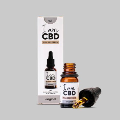 I am CBD Full Spectrum CBD konopný olej 15% 10 ml original – Sleviste.cz