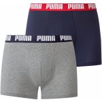 Puma basic boxer 2p 906823-35 modrá – Zboží Dáma