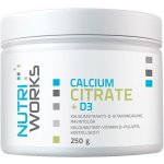 NutriWorks Calcium Citrate + D3 250 g – Hledejceny.cz