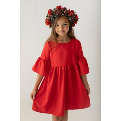 Lily Grey dívčí boho šaty červené – Zbozi.Blesk.cz