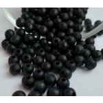 Detoa dřevěné korálky černé 6 mm 10 ks – Zboží Dáma