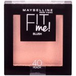 Maybelline tvářenka Fit Me! Blush 40 Peach 5 g – Zboží Dáma