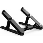 GENIUS G-Stand M200 přenosný stojan na notebook, tablet a telefon, 10-17", 6 pozic, skládací, černý – Zboží Živě