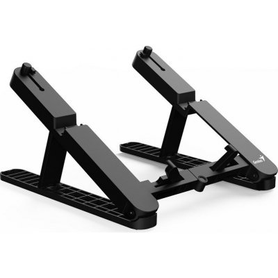 GENIUS G-Stand M200 přenosný stojan na notebook, tablet a telefon, 10-17", 6 pozic, skládací, černý