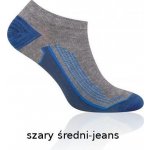 Steven Dynamic Sport art.101 ponožky šedá světlý-jeans – Sleviste.cz