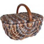 Picnicworld Piknikový košík ratanový 48x36 cm – Zboží Dáma