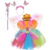 Dětský karnevalový kostým Wiky Set víla barevná