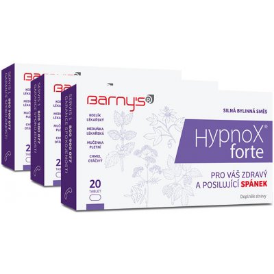 Barny's HypnoX forte 3 x 20 tablet – Hledejceny.cz