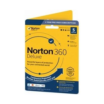 Norton 360 DELUXE 50GB 1US 5DE 1 rok (21419626)